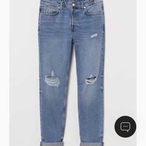 H&M Distressed Boyfriend Jeans